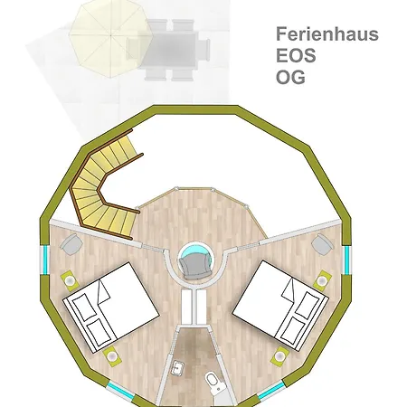 Kugelhaus Eos - Sonnengekuesstes In Organischer Bauweise Am Seeufer Wustrow (Penzlin)